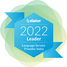 Slator Leader Logo for Language Services Provider